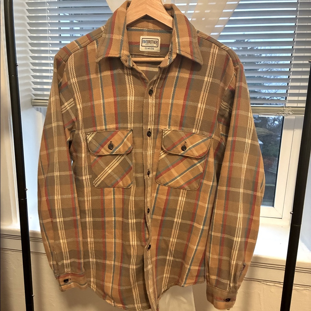 Vintage Five Brother Flannel